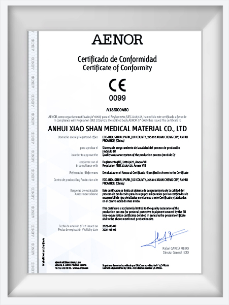 Zaštitna maska ​​CE B+D certifikat